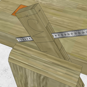 Vérifications sont faites à l'aide du réglet