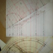Vue en plan, projection et calibre panneau C