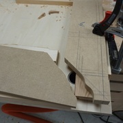 Découpe du montant.