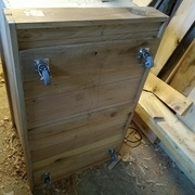 au passage mise en place des roulettes (dont 2 avec frein)