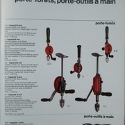 Porte-forets, Peugeot Outillage à main 1981