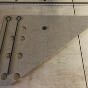 Le matériel du proto : une chute, un aimant et deux brochettes!