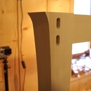 Mortaises domino entre traverses et pieds