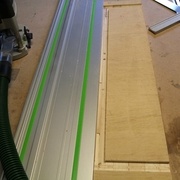 entaille rainure pour logement renfort