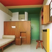 Pavillon du Brésil. Chambre témoin Charlotte Perriand et Le Corbusier 1959 https://www.lemoniteur.fr