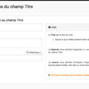 Formulaire d'ajout d'une proposition