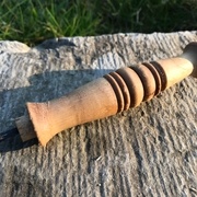 Lime à tronçonneuse, manche en noisetier