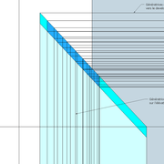 fig 4 Exportations des points de divisions en plan sur les autres vues
