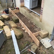 coffrage de l'escalier