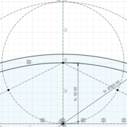 [Fusion360] Esquisse, Contraintes et Paramètres appliqués à l'Anse de panier à 3 centres