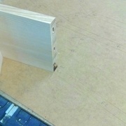 détail d'une branche positionné sur son gabarit