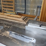 à la scie sur table, on enchaine