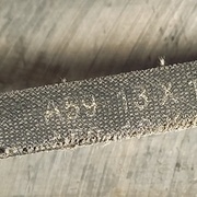 La même courroie après 2ans d'utilisation