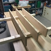 Fraisage des emplacements des lamelles et des domino's