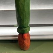 Ma 2e sculpture jamais faite. Elle est partie aux USA chez une tante qui m'a vu la sculpter.