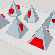 **2/ Les pénétrations de pyramides :**