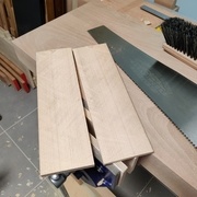 Après la refente, le “livre” ouvert