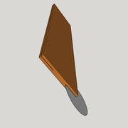 passe 1  a la scie circulaire pour dégrossir et calibrer