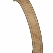 Vue de dessus - le montant à bien son sommet au dessus du centre du dôme