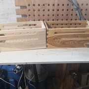 À gauche : brut / À droite : teinté