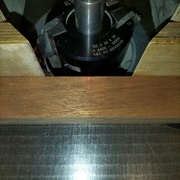 Projection du zéro sur une pièce à toupiller