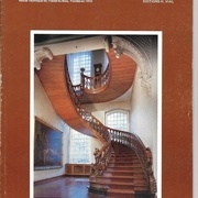 Exemple de plafond d'escalier avec claveaux. ESCALIER COURBE EN CHÊNE de L'hôtel de ville de Lierre Belgique. Willem Van Everbroeck 1775 . Document provenant du livre: La menuiserie un art méconnu de Remi Geerinckx