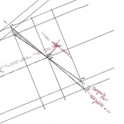 traçage des tangentes int et ext vue de la section gauche en élévation