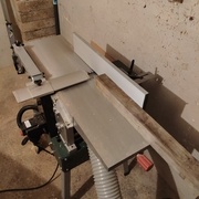 Rabotage deuxiéme face pour mise d'équerrage