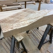 et c'est parti! Circulaire, ébauchoir, disqueuse, rabot,... tout y est passé