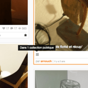 Icône d'identification de la présente dans au moins une collection