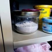 La poussière de pierre belge que je récolte.