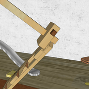 **ENTAILLE N° 4 :** Trusquinage du tracé d'entaille