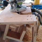 gabarit pour évider à la defonceuse