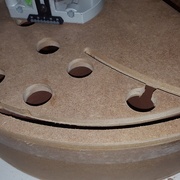 Pour les lignes droites, j'avais prévu de m'appuyer sur l'étagère