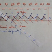 Tarcé définitif en bleu et grisé