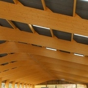 fig 6 Monumentaux arbalétriers   autoporteurs en lamellé collé http://charpentes-emg.com