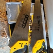 deux scies dont jene me servais plus !