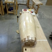 placage tilleul après collage