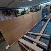 Les assemblages des côtés sont collés