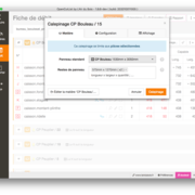 Calepinage sur la sélection seulement