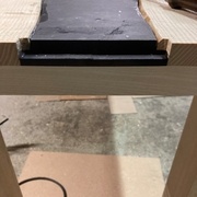 Réalisation d’un insert fibracolor sur la section de coupe