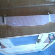 Réalisation inventée pour avoir un chemin de ronde au dessus d'une porte