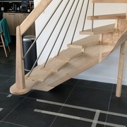 pose de l'escalier