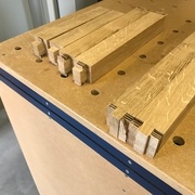 Préparation des tenons