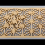 Kumiko avec les cotes et angles