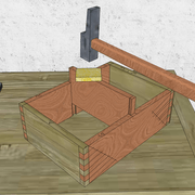 **9/** Nous montons complètement enfin notre pièce d'apprentissage.