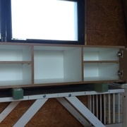 J'ai peint l'intérieur avant le collage