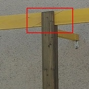 Les bastaings se supersposent sur la poutre