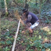Je n'ai pas réussi à avoir une photo nette, Lucien est trop rapide! ;-)