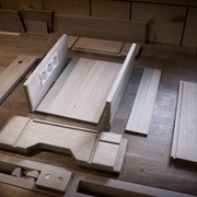 Tiroir à prises avant l'assemblage